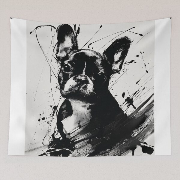 Item preview, Expressive French Bulldog Portrait designed and sold by lautir.