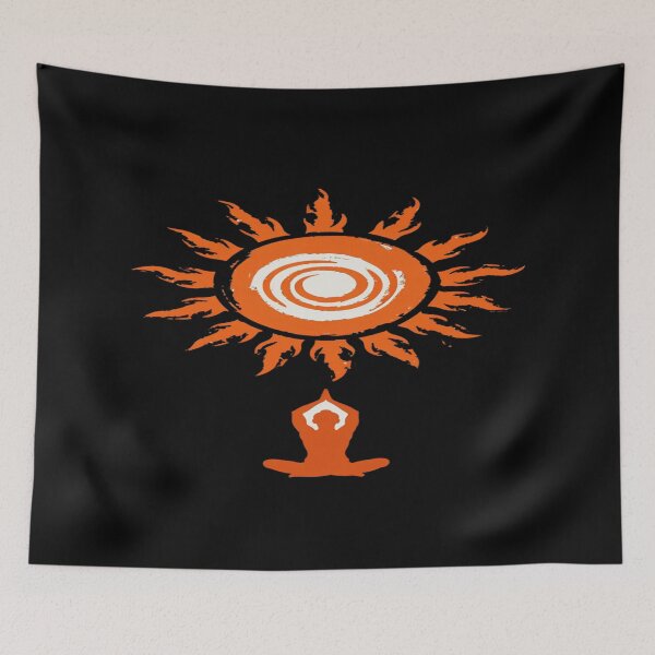 Item preview, Radiant Yoga Sun Silhouette – Spiritual Meditation Energy Artwork for Wellness & Mindfulness Spaces designed and sold by Bright Nest Studio.
