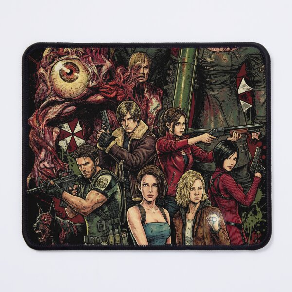 Item preview, Resident Evil Heroes Jill Chris Ada Claire Grace Vs Nemesis Design designed and sold by Senpaiwaves.
