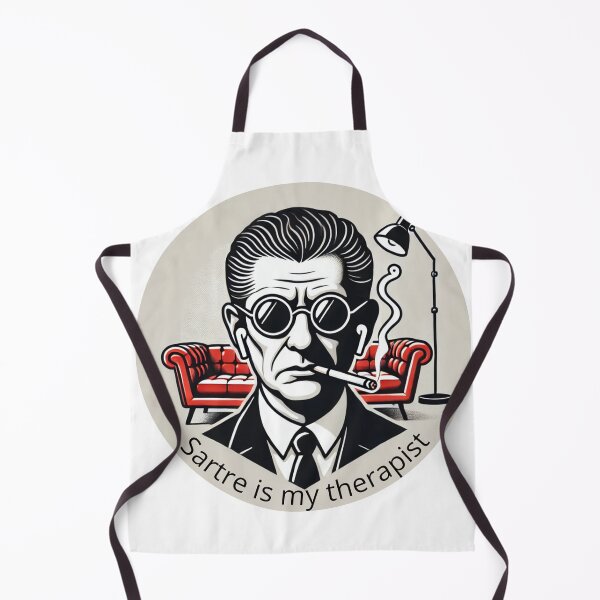 Item preview, Sartre Is My Therapist – Existential Irony Art designed and sold by Riallamood2.