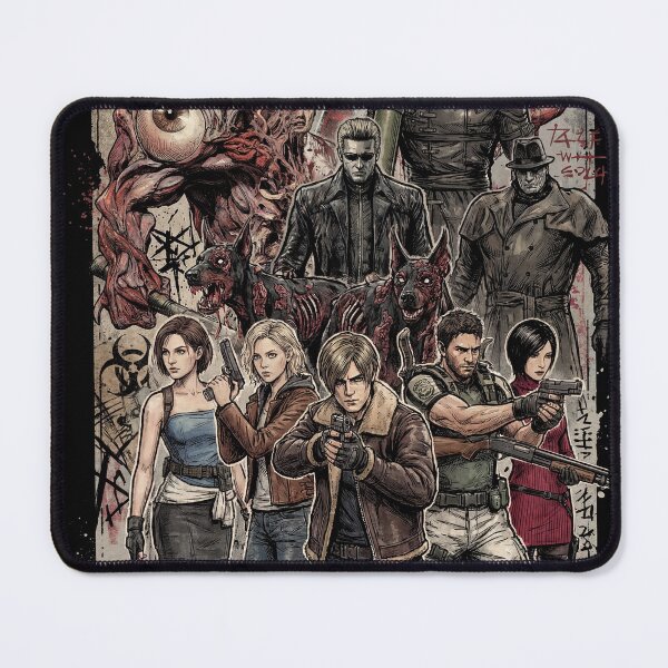 Item preview, Resident Evil Mr X Lickers Zombie Dogs Birkin Wesker Villain Icon designed and sold by Senpaiwaves.
