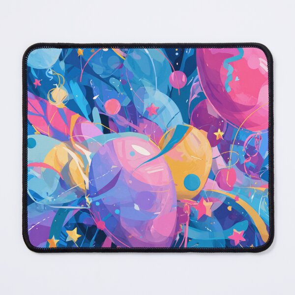 Item preview, Cosmic Celebration: Abstract Floating Orbs and Stars designed and sold by ThaCriações.