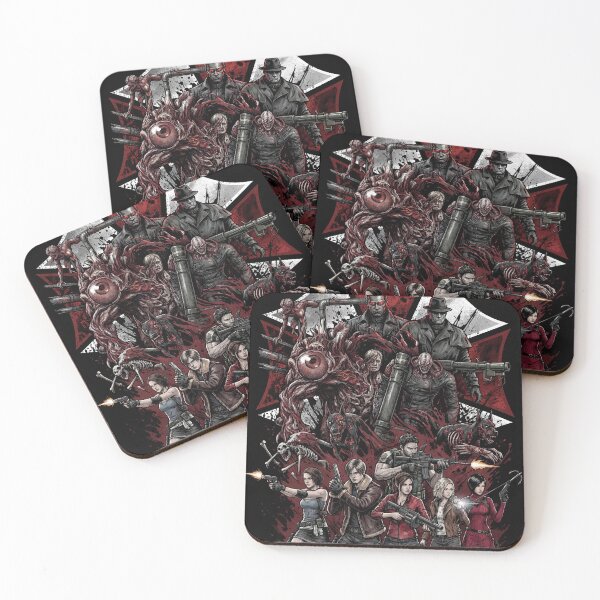 Item preview, Jill Valentine Resident Evil Grace Chris Ada Claire Nemesis Fight Portrait designed and sold by Senpaiwaves.
