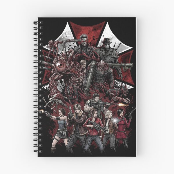 Item preview, Jill Valentine Resident Evil Grace Chris Ada Claire Nemesis Fight Portrait designed and sold by Senpaiwaves.