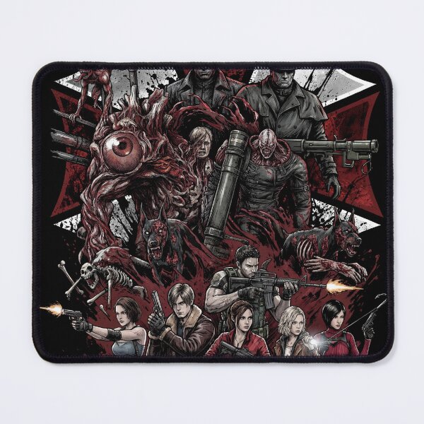 Item preview, Jill Valentine Resident Evil Grace Chris Ada Claire Nemesis Fight Portrait designed and sold by Senpaiwaves.