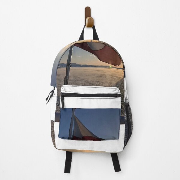 Item preview, Greenland Flag Arctic Sunset Ocean designed and sold by Worldsiceshop.