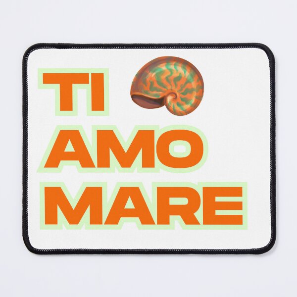 Item preview, Ti Amo Mare Italian Summer Retro Typography designed and sold by Sarenay.