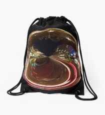 Traffic Trails Drawstring Bag