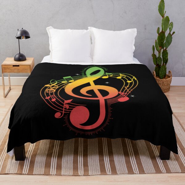 Item preview, Colorful Reggae Musical Notes Jamaican Pride Caribbean Inspired Music Jamaican Flag designed and sold by SamYaw19.
