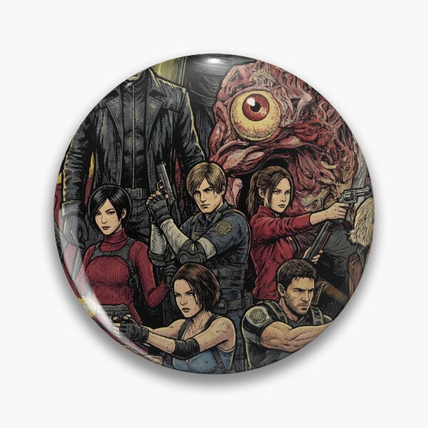 Item preview, RE Grace Ashcroft Jill Chris Ada Claire Vs Nemesis Mr X Art designed and sold by Senpaiwaves.
