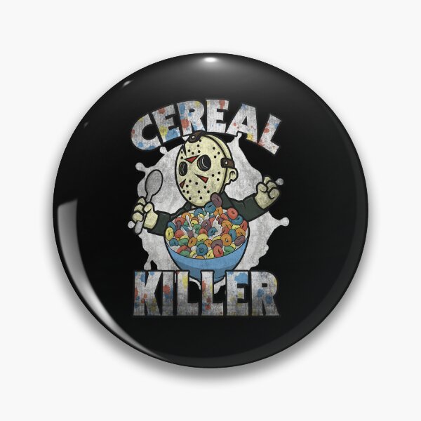 Item preview, Cereal Killer Jason Funny 80s Horror Serial Killer Parody  designed and sold by LittleBlueShop.