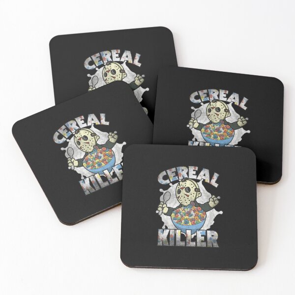 Item preview, Cereal Killer Jason Funny 80s Horror Serial Killer Parody  designed and sold by LittleBlueShop.