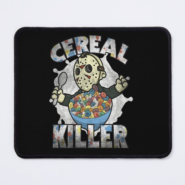 Item preview, Cereal Killer Jason Funny 80s Horror Serial Killer Parody  designed and sold by LittleBlueShop.