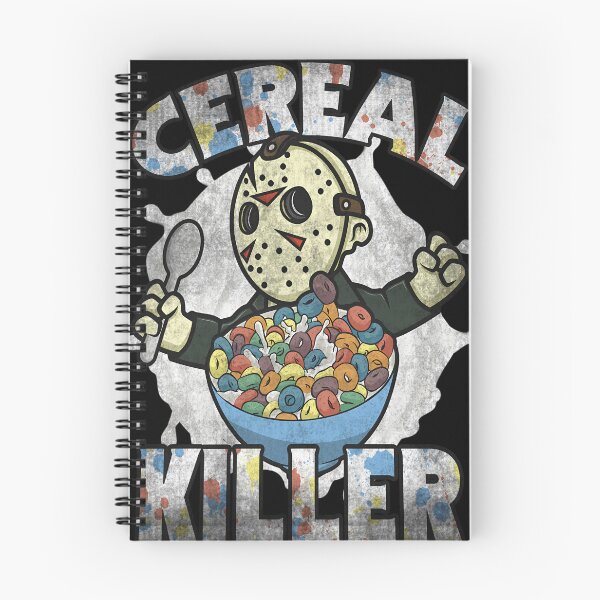 Item preview, Cereal Killer Jason Funny 80s Horror Serial Killer Parody  designed and sold by LittleBlueShop.