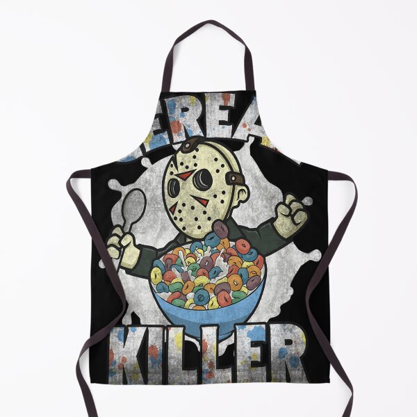 Item preview, Cereal Killer Jason Funny 80s Horror Serial Killer Parody designed and sold by LittleBlueShop.