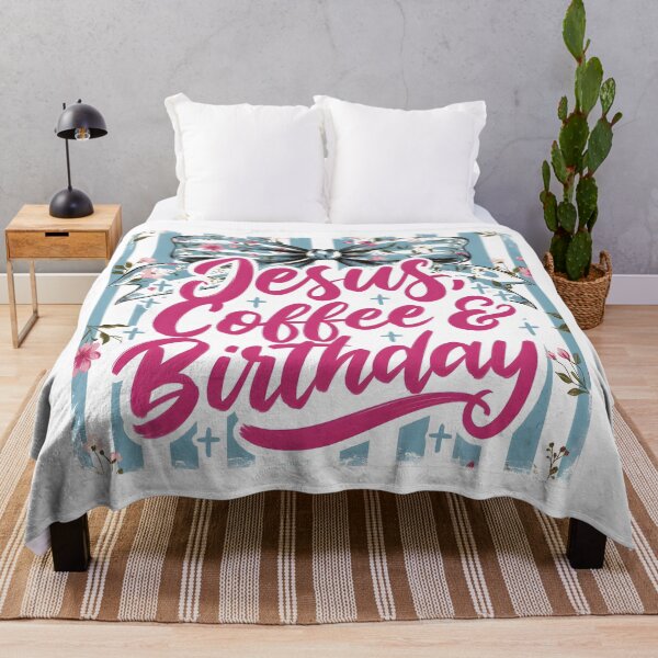 Artikelvorschau, Grandmillennial Coquette Bow Christian Faith Birthday Design entworfen und verkauft von TheBeesForYou.