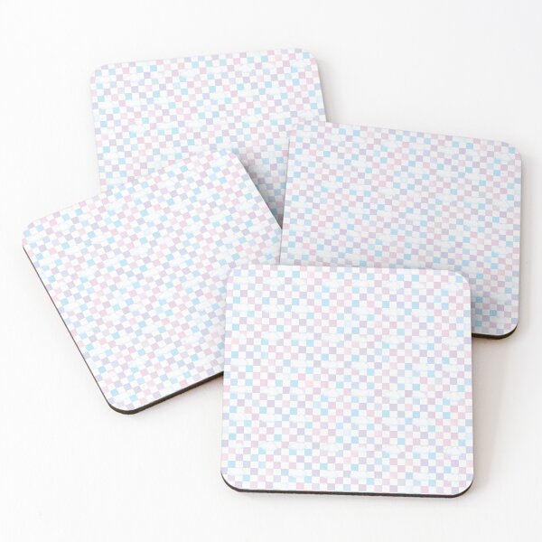 Item preview, Pastel gradient checks with dreamy clouds designed and sold by Designbes.
