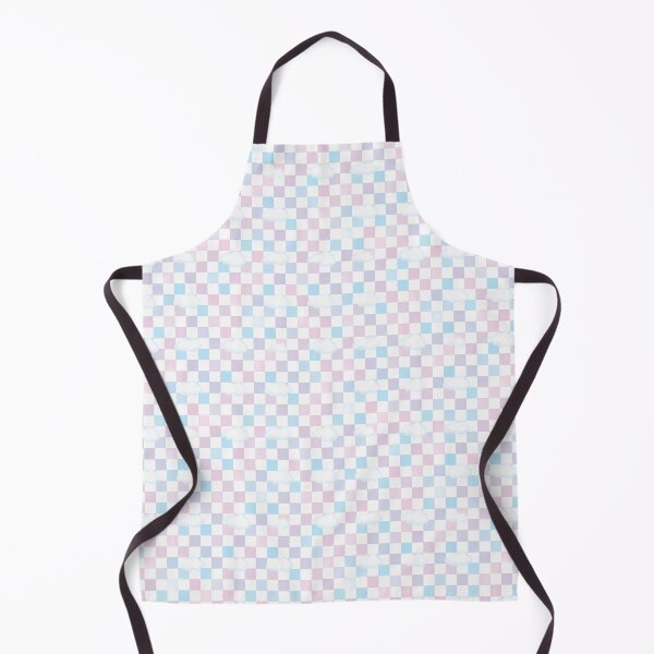 Item preview, Pastel gradient checks with dreamy clouds designed and sold by Designbes.