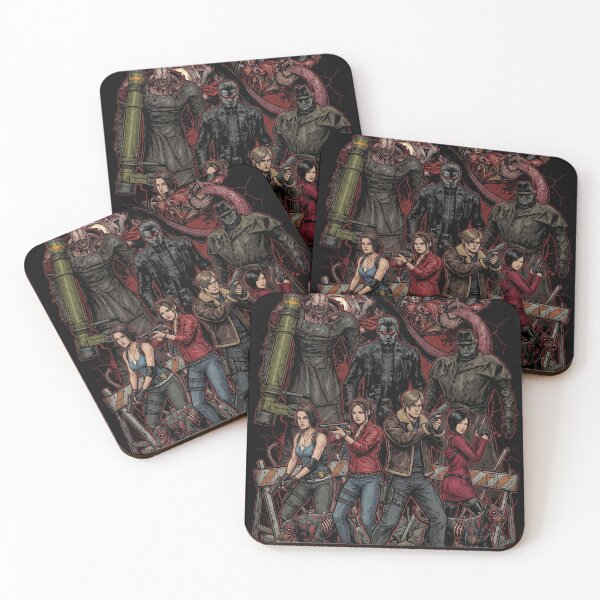 Item preview, Jill Chris Ada Claire Grace Resident Evil Nemesis Birkin Villains Portrait designed and sold by Senpaiwaves.
