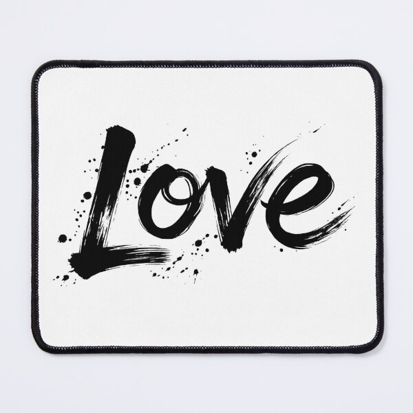 Item preview, Japanese Brush Style Love Ink Calligraphy Art designed and sold by SakuraMarket26.