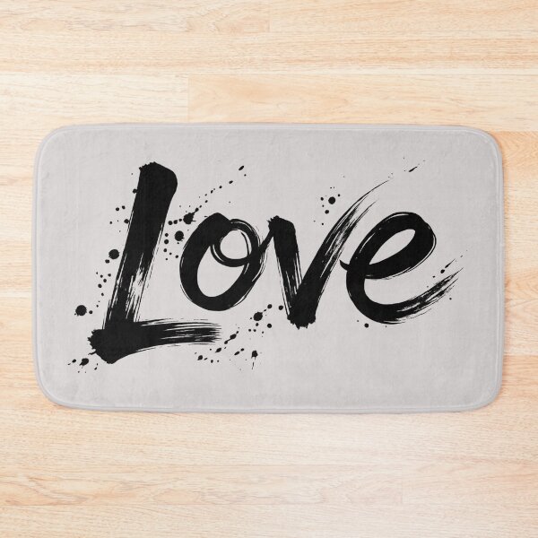 Item preview, Japanese Brush Style Love Ink Calligraphy Art designed and sold by SakuraMarket26.