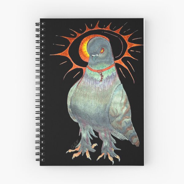 Item preview, demon pigeon designed and sold by PretyChepPigins.