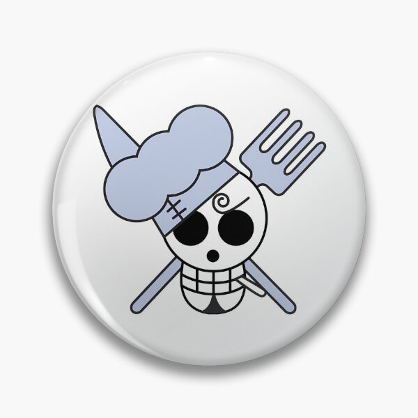 Item preview, Sanji Black Leg Jolly Roger Logo designed and sold by FriskySloths.
