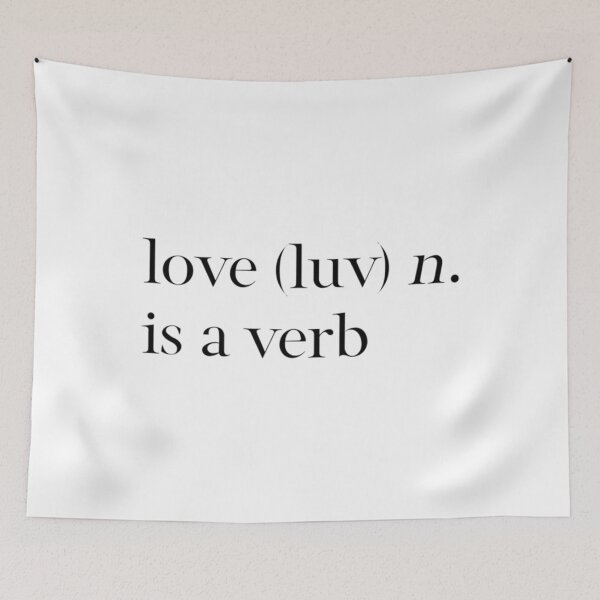 Item preview,  Love Is A Verb Slogan designed and sold by MOHAMMAD MASHUKUL ISLAM.