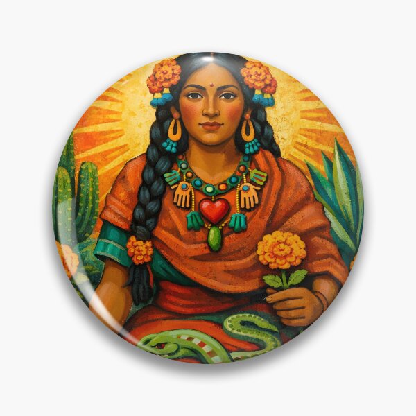 Item preview, Coatlicue – Aztec Earth Goddess of Life, Death, and Rebirth designed and sold by SoniaSarkali.