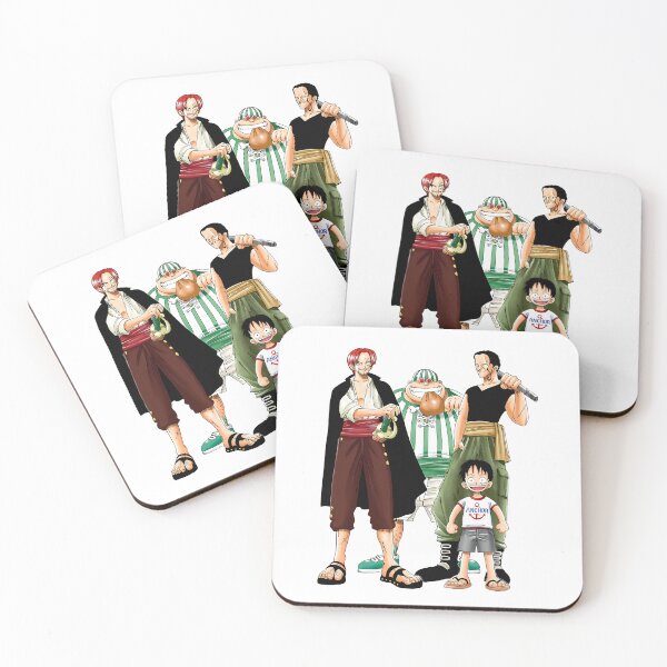 Item preview, Shanks Beckman Roux and Young Luffy designed and sold by FriskySloths.