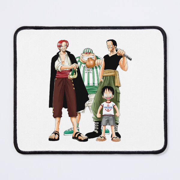 Item preview, Shanks Beckman Roux and Young Luffy designed and sold by FriskySloths.