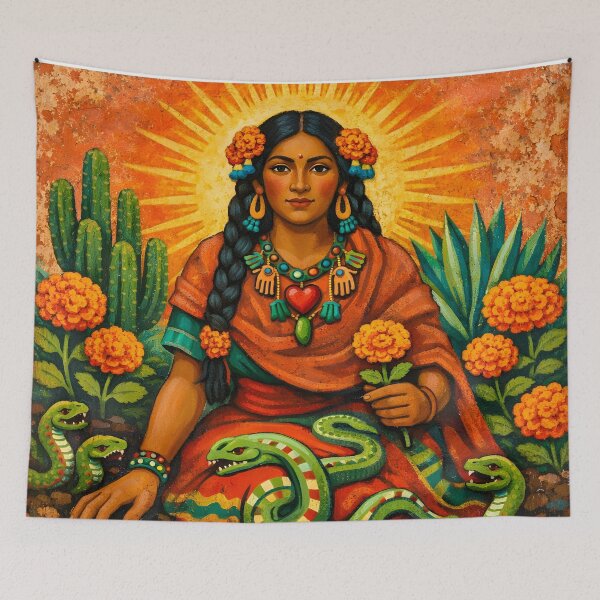 Item preview, Coatlicue – Aztec Earth Goddess of Life, Death, and Rebirth designed and sold by SoniaSarkali.