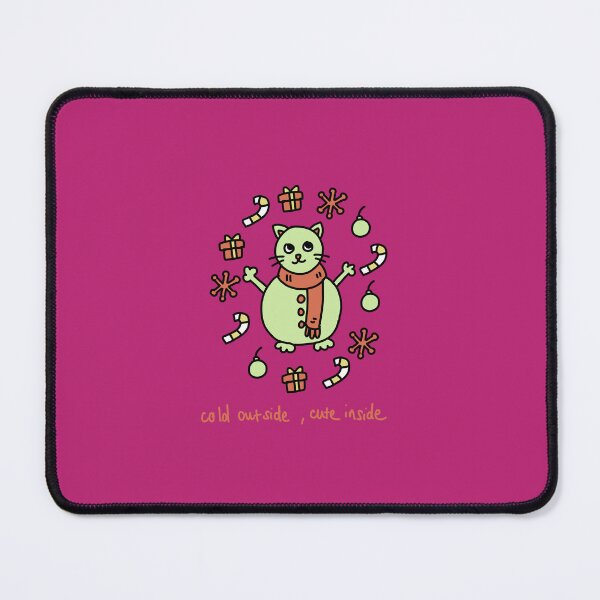 Item preview, Cold Outside Cute Inside Cat designed and sold by J-Mindful.