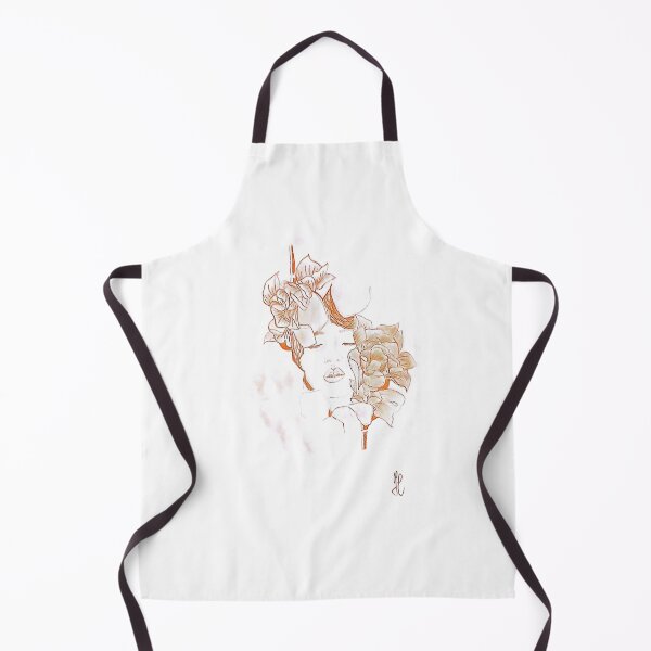 Item preview, “Ritratto Floreale – Arte Lineare Elegante” designed and sold by DisegniPersonalizzati di irka87.