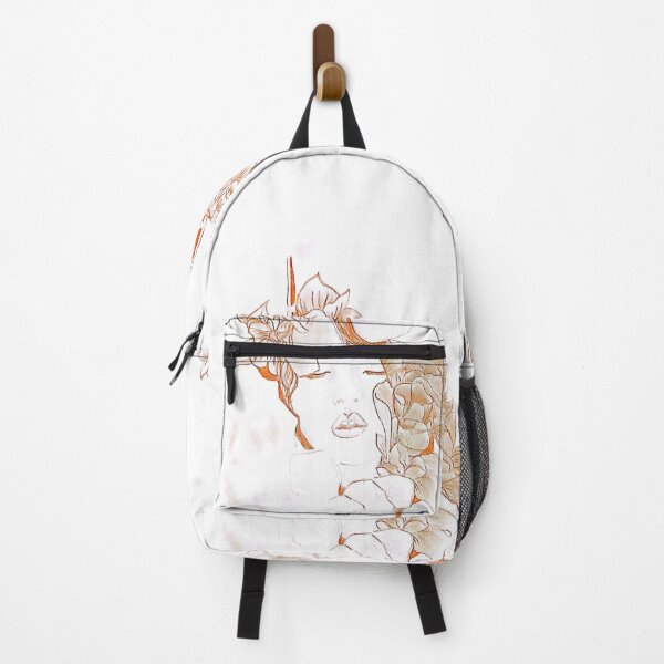 Item preview, “Ritratto Floreale – Arte Lineare Elegante” designed and sold by DisegniPersonalizzati di irka87.