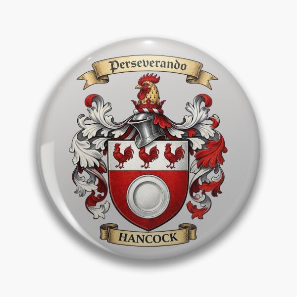 Item preview, The Hancock Family Coat of Arms designed and sold by BagTown Clans.