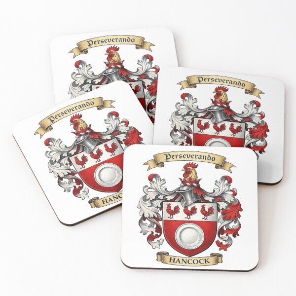 Item preview, The Hancock Family Coat of Arms designed and sold by BagTown Clans.