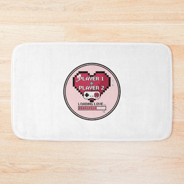 Item preview, Player 1 + Player 2 = ❤️ designed and sold by 54K700.