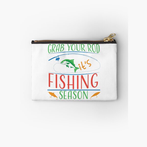 Item preview, Grab your rod it's fishing season, graphic illustration designed and sold by Art-Horizon.