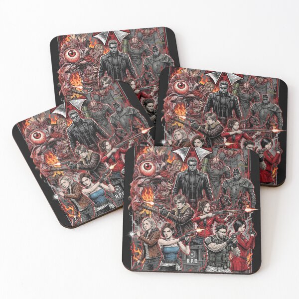 Item preview, Chris Redfield Ada Wong Resident Evil Nemesis Mr X Villains Art designed and sold by Senpaiwaves.
