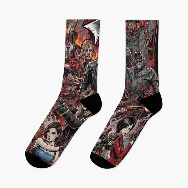 Item preview, Chris Redfield Ada Wong Resident Evil Nemesis Mr X Villains Art designed and sold by Senpaiwaves.