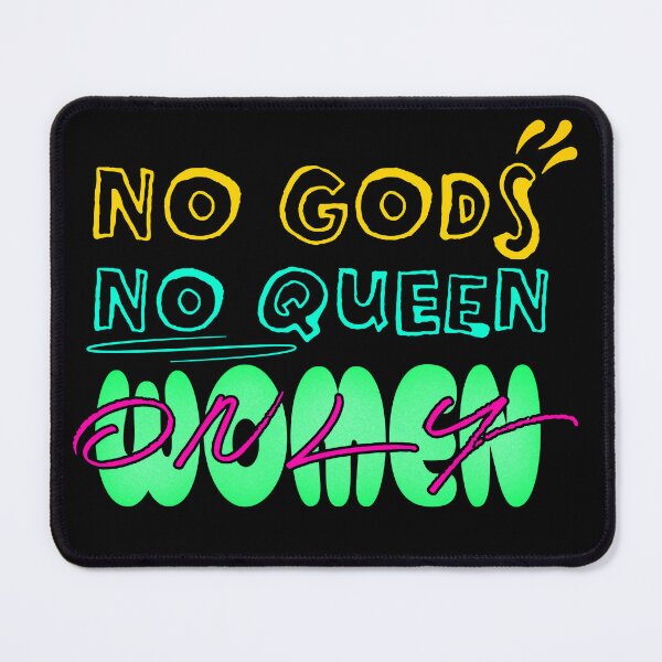 Item preview, No Gods No Queen Only Women Feminist Streetwear designed and sold by Conpo.
