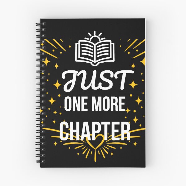 Item preview, Just One More Chapter – Book Lover T-Shirt & Sticker Design designed and sold by VividHatch.