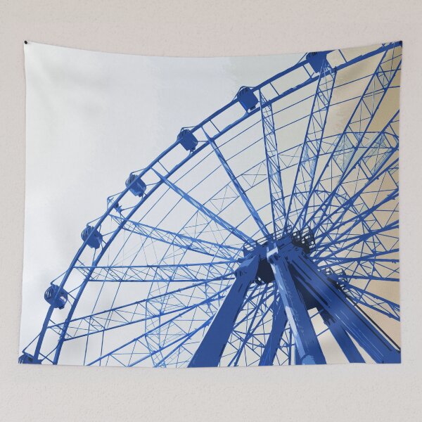 Item preview, Malaga, Ferris Wheel  designed and sold by AM FineArtPrints.