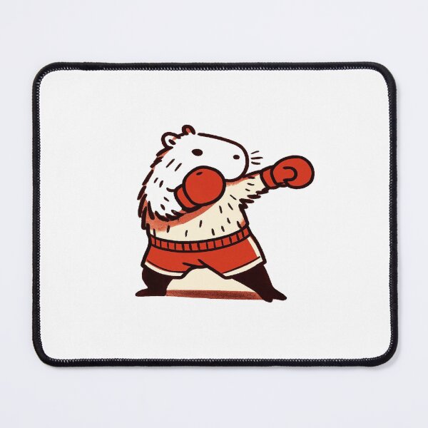 Item preview, Boxing Capybara Fighter – Cute Animal Boxer Illustration for Fun Apparel & Playful Decor designed and sold by Bright Nest Studio.