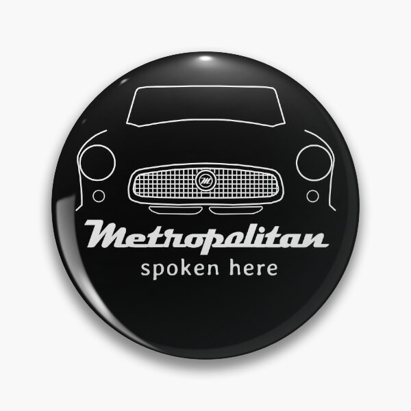 Item preview, Nash Metropolitan 1950s classic car "spoken here" (white) designed and sold by soitwouldseem.