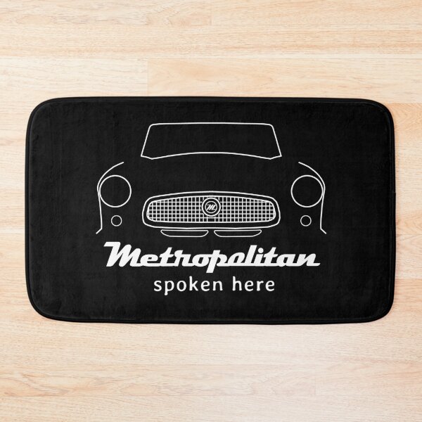 Item preview, Nash Metropolitan 1950s classic car "spoken here" (white) designed and sold by soitwouldseem.