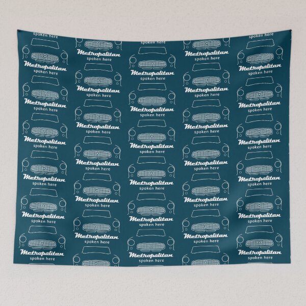 Item preview, Nash Metropolitan 1950s classic car "spoken here" (white) designed and sold by soitwouldseem.