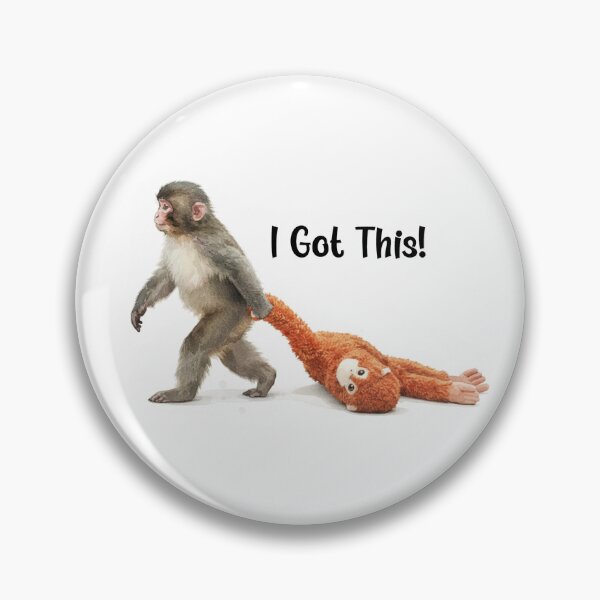 Item preview, Punch the Monkey Sticker designed and sold by candiscamera.