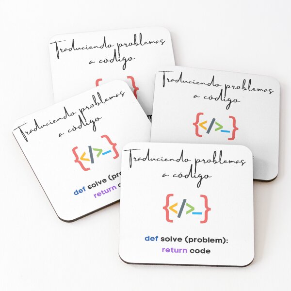 Item preview, Funny Programmer Gift – Spanish Quote "Translating problems into code" Coding Humor designed and sold by ART&EDA STUDIO.